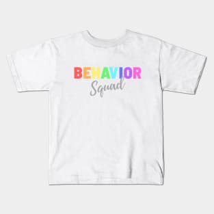 Behavior Squad Kids T-Shirt